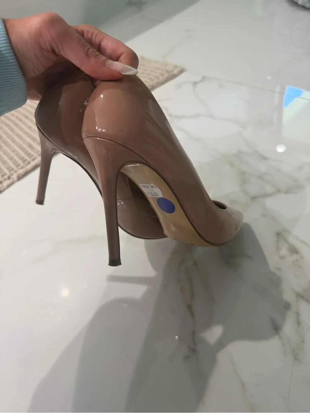 Steve Madden Blush Patent Pointed Toe Stiletto Pumps